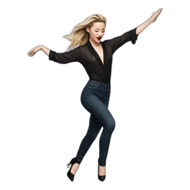 Amber Heard dancing sticker