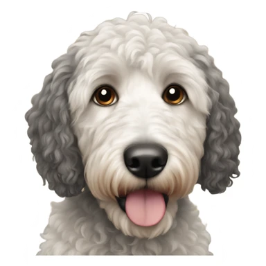 Bernadoodle dog sticker