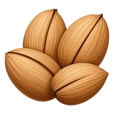 Almond emoji sticker