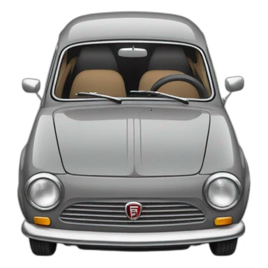 gray fiat fastback sticker