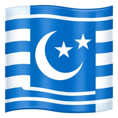 Flag of eastturkestan  sticker