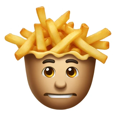 Emojis avec poutine sticker