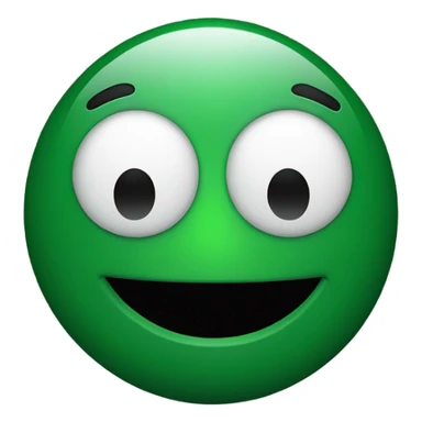 dark green emoji sticker