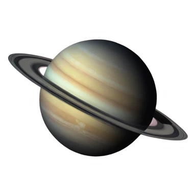 Realistic planet Saturn  sticker
