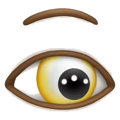I need an emoji of an eye that has a big black mole on it, but it doesn't cover the whole eye sticker