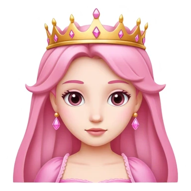Pink princess  sticker