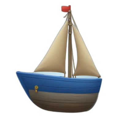 Cœur bleu marine sticker