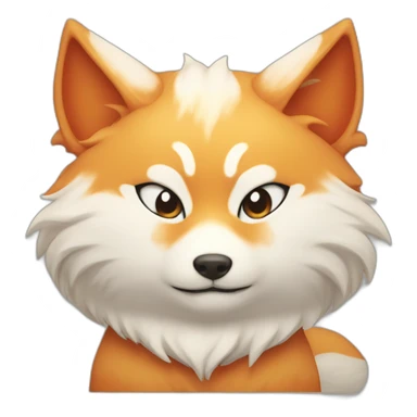 Kitsune les 9 ce sticker