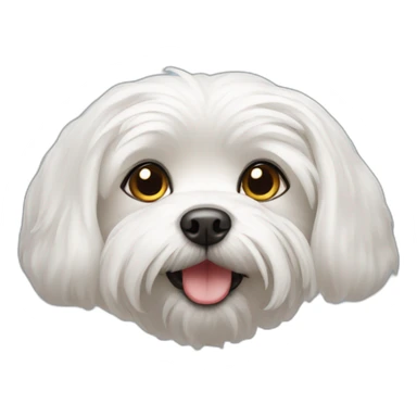 maltese dog occhiolino sticker