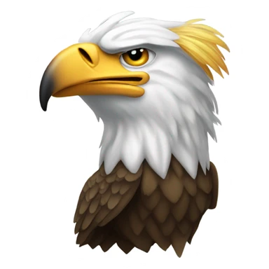 Trump as an eagle sticker