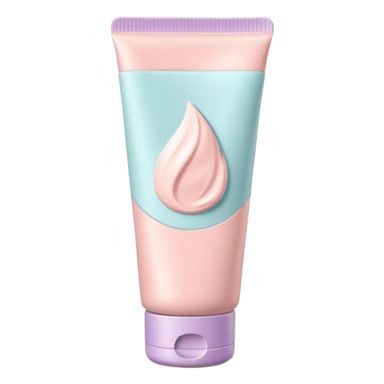 hand cream tube object icon, clean minimal packaging, no text or logo on the tube, smooth plastic material, soft pastel colors, closed cap, cosmetic product style, 3D cartoon, mobile game icon style, centered, clean background, soft shadow, no watermark

 sticker