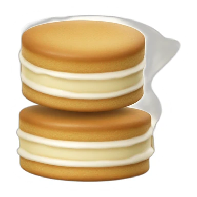 white chocolate alfajor sticker