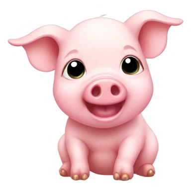 baby pig sticker