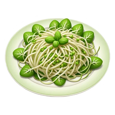 Bean sprouts laid sticker