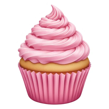 pink vanila cupcake sticker