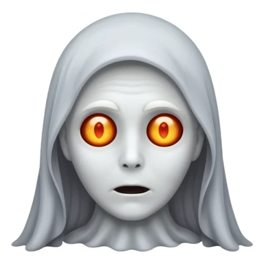 dead hair ghost sticker