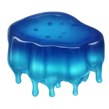 blue jelly slab sticker