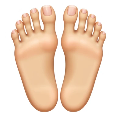 One foot with four toes sticker
