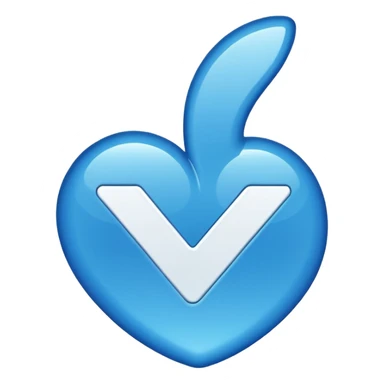 Generate a instagram verified blue tick emoji  sticker