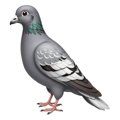 Pigeon taking a poop sticker