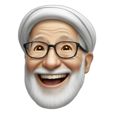 Khamenei laughing sticker