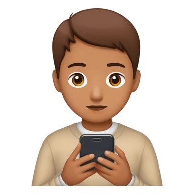 look at phone sticker