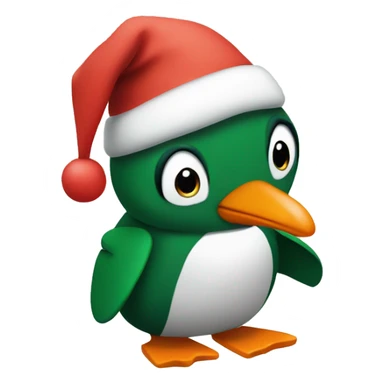 green pingu sticker