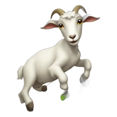 Goat in a tree sticker