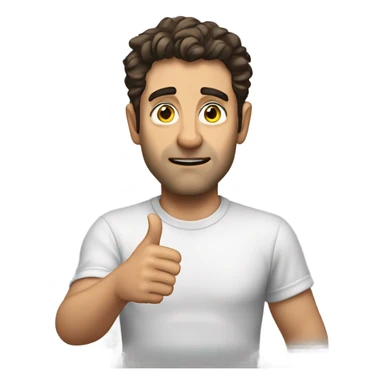 Adam Mosseri gesturing no sticker