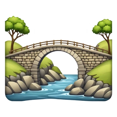 a Bridge Between Land sticker