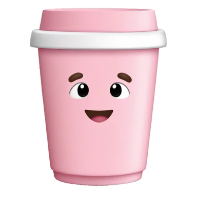 Light pink tumbler  sticker