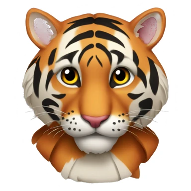 Make a turkey look like a tiger sticker