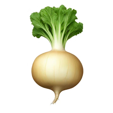 a single piece of turnip sticker