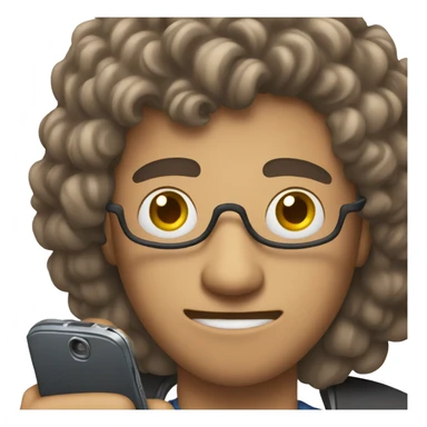 guy with a movie cellphone sticker