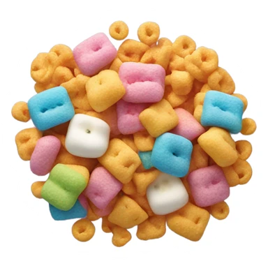 marshmallow cereal sticker