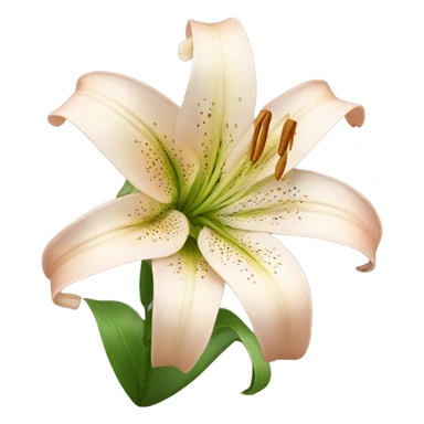Lilies flower sticker