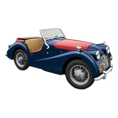 Triumph tr_3 sticker