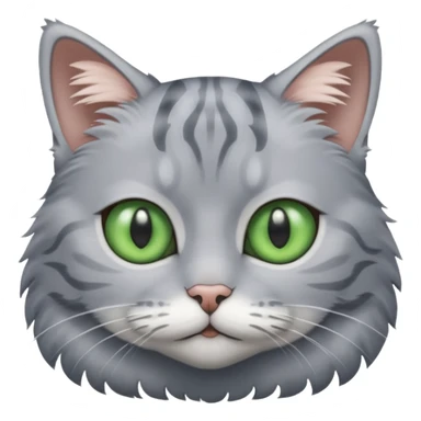 Mavi tatlı kedi sticker