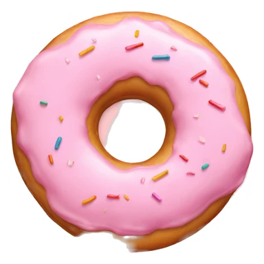 Light Pink donut  sticker