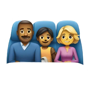 Parents on a plane sticker