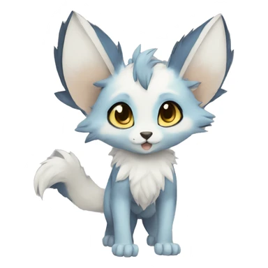 Anthro Chibi-style-Fur-Sona-Fakémon Full Body sticker