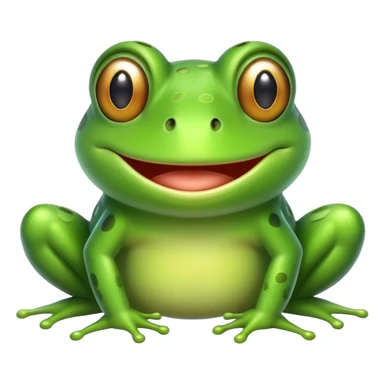 Смешная лягушка sticker