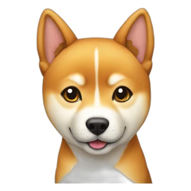 shiba inu and cat are best friends sticker