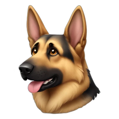 German Shepard gog sticker