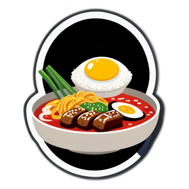 Korean Food sticker