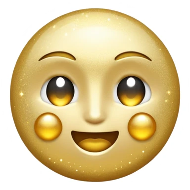 wink emoji with sparkling effects sticker