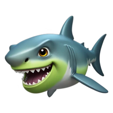 Shrek Shark sticker