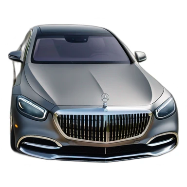 Gray Mercedes maybach 2022 parallel camera view sticker
