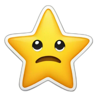Star sticker sticker