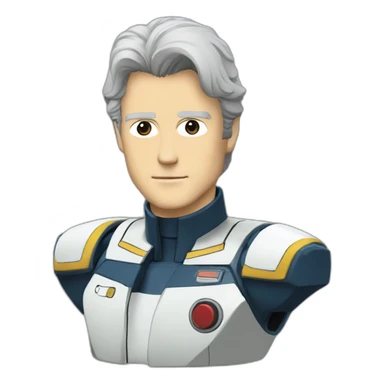 Rick hunter robotech sticker